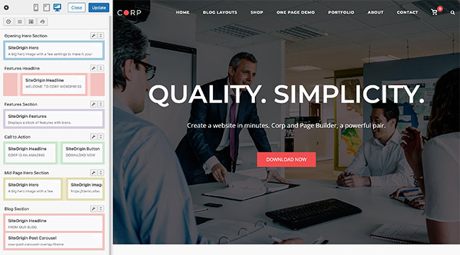Page Builder by SiteOrigin plugin WordPress【Guía】