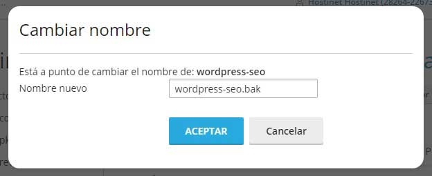 error 500 wordpress cambiar nombre plugin
