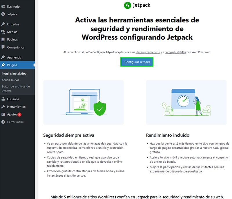 Jetpack Qué es y para qué sirve en WordPress 【Guía】