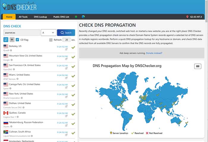 Cómo Comprobar La Propagación De Las DNS【Opciones】