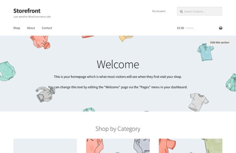 tema para woocommerce Storefront