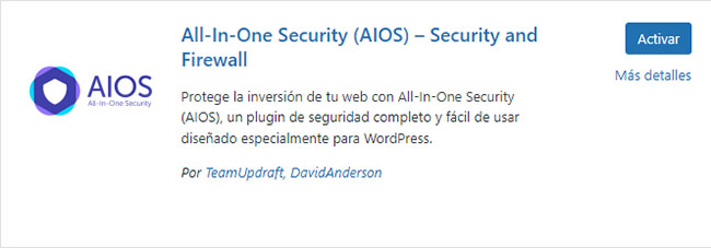 All-In-One Security Plugin de Seguridad para WordPress 【Guía】