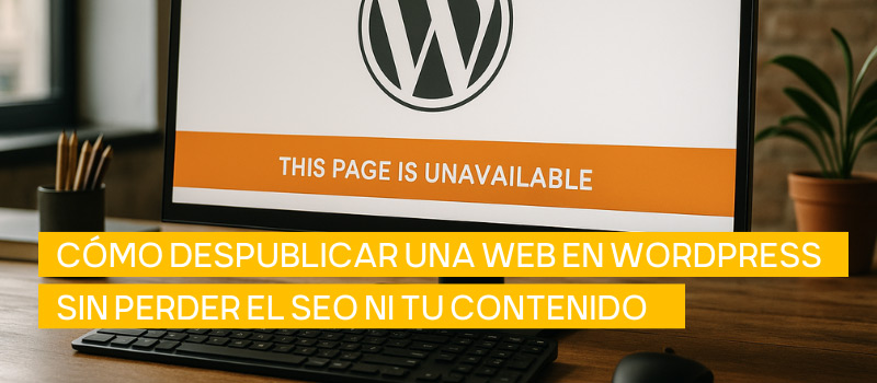 despublicar-web-wordpress