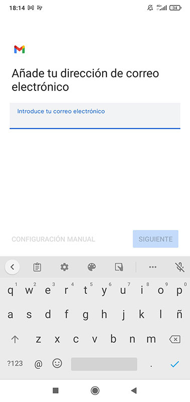 Gmail añadir nueva dirección