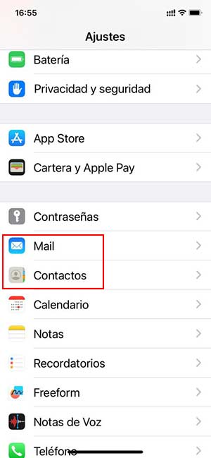 configurar-email-iphone-opciones-mail